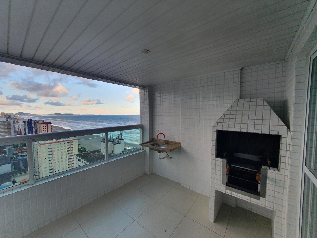 Lindo Apartamento Pe Na Areia Praia Grande  Exterior foto