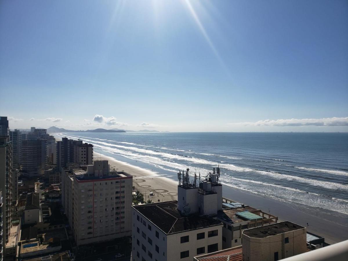 Lindo Apartamento Pe Na Areia Praia Grande  Exterior foto